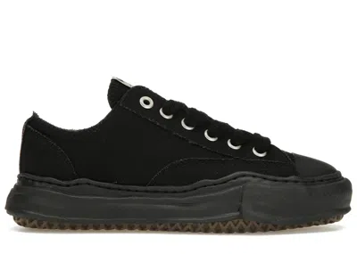 Pre-owned Miharayasuhiro Men's Maison Mihara Yasuhiro Peterson Og Sole Canvas Low Sneakers In Black