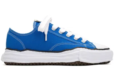 Pre-owned Miharayasuhiro Men's Maison Mihara Yasuhiro Peterson Og Sole Canvas Low Sneakers In Cl Blue