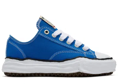 Pre-owned Miharayasuhiro Men's Maison Mihara Yasuhiro Peterson Og Sole Canvas Low Sneakers In Cl Blue