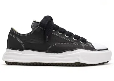 Pre-owned Miharayasuhiro Men's Maison Mihara Yasuhiro Peterson Og Sole Pl Leather Low Sneakers In Black/white