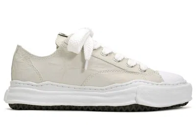 Pre-owned Miharayasuhiro Men's Maison Mihara Yasuhiro Peterson Og Sole Pl Leather Low Sneakers In White