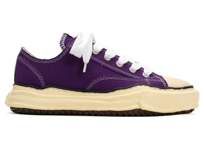 Pre-owned Miharayasuhiro Men's Maison Mihara Yasuhiro Peterson Og Vintage Sole Canvas Low Sneakers In Purple