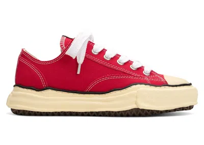 Pre-owned Miharayasuhiro Men's Maison Mihara Yasuhiro Peterson Og Vintage Sole Canvas Low Sneakers In Red