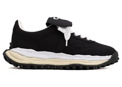 Pre-owned Miharayasuhiro Men's Maison Mihara Yasuhiro Scott Og Sole Canvas Low Sneakers In Black White
