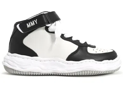 Pre-owned Miharayasuhiro Men's Maison Mihara Yasuhiro Wayne Og Sole High Sneakers In Black/white In Multi