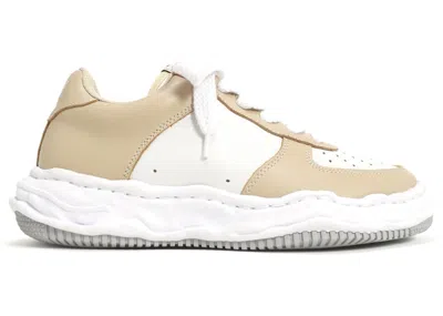 Pre-owned Miharayasuhiro Men's Maison Mihara Yasuhiro Wayne Og Sole Low Sneakers In Beige/white