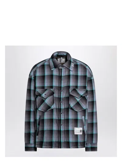 MIHARAYASUHIRO MEN'S PADDED SHIRT WITH CHECK PATTERN
