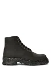 Miharayasuhiro Men's Vintage-like Combat Boots In Black