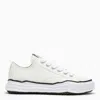 MIHARAYASUHIRO MEN'S WHITE CANVAS LOW-TOP SNEAKERS FOR SS24