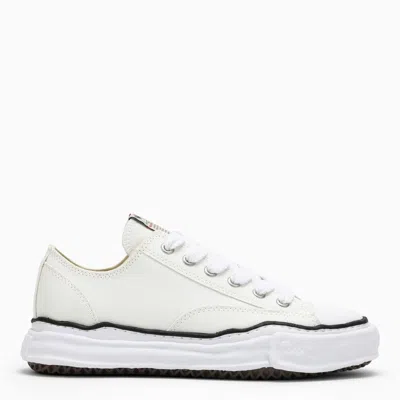 Miharayasuhiro Men's White Canvas Low-top Sneakers For Ss24
