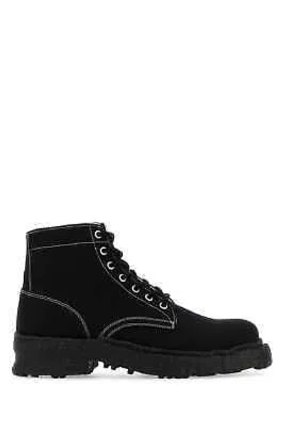 Pre-owned Miharayasuhiro Mihara Yasuhiro Black Canvas Ankle Boots