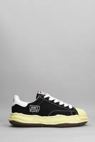Pre-owned Miharayasuhiro Mihara Yasuhiro Blakey Sneakers In Black Canvas 44 It