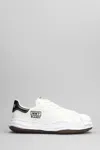 Miharayasuhiro Maison Mihara Yasuhiro White Canvas Blakey Low-top Sneakers In Animal Print
