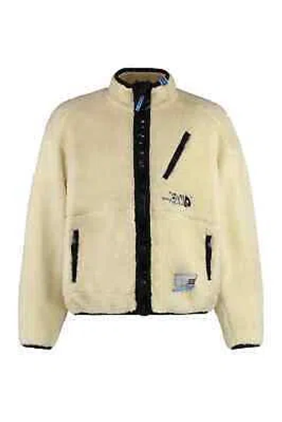 Pre-owned Miharayasuhiro Mihara Yasuhiro Fleece Bomber Jacket In White