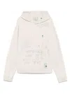 Miharayasuhiro Maison Mihara Yasuhiro Hoodie With Drawstring Hood And Embroidered Detailing