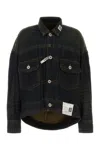 Miharayasuhiro Maison Mihara Yasuhiro Long-sleeved Denim Jacket In Black