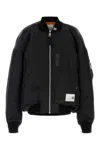 Miharayasuhiro Maison Mihara Yasuhiro Black Nylon Bomber Jacket In Black