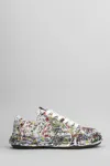Miharayasuhiro Maison Mihara Yasuhiro Peterson23 Og Sole Sputtering Paint Canvas Sneaker In White