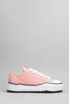Miharayasuhiro Hank Og Sole Canvas Low Sneakers In Rose-pink