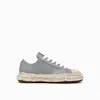 Miharayasuhiro Maison Mihara Yasuhiro Low Hank Leather Trainer In Grey