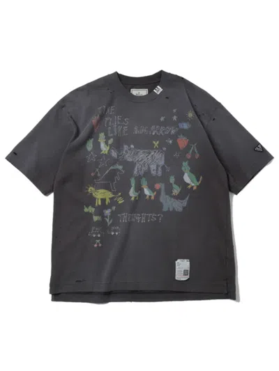 Miharayasuhiro Mihara Yasuhiro Printed T-shirt In Gray