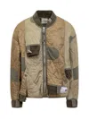 Miharayasuhiro Patchwork Quilted Bomber Jacket In Green