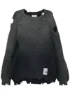 Miharayasuhiro Distressed Sweater In Black