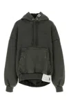 Miharayasuhiro Maison Mihara Yasuhiro Charcoal Cotton Oversize Sweatshirt In Green