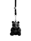 Miharayasuhiro Mini Dolls Panda Shoulder Bag In Black