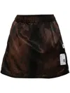Miharayasuhiro Mini Wraparound Skorts In Black