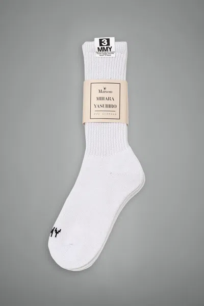 Miharayasuhiro Mmy 3-pack Socks In White