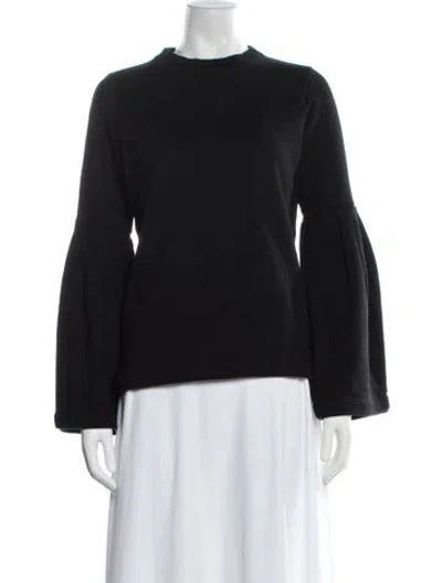 Pre-owned Miharayasuhiro Mock Neck Long Sleeve Top In Black