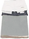 Miharayasuhiro Multi Layered Skirt In Grey