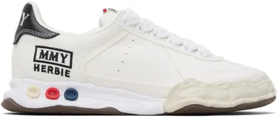 Miharayasuhiro Off-white 'herbie' Og Sole Canvas Low-top Sneakers