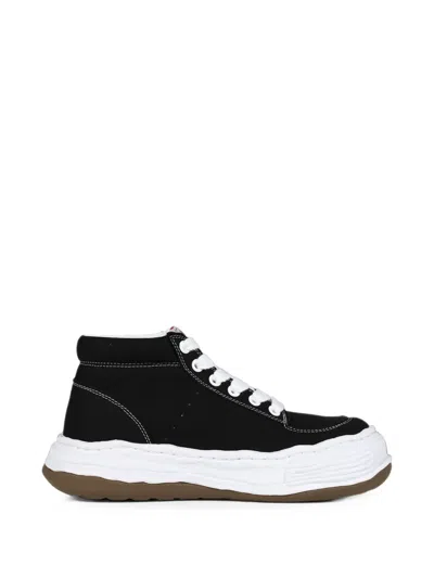 Miharayasuhiro Oliver Canvas Sneakers In Black