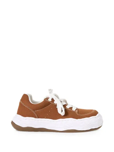 Miharayasuhiro Oliver Original Sole Canvas Low-top Sneakers In Brown