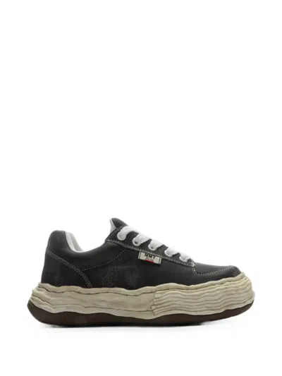 Miharayasuhiro Oliver Og Sole Shrink Sneakers In Black