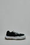 Miharayasuhiro Oliver Og Sole Suede Low-top Sneaker In Black