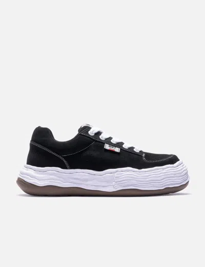 Miharayasuhiro Oliver Og Sole Padded Pu Low-top Sneakers In Black