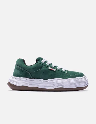 Miharayasuhiro Oliver Og Sole Suede Low-top Sneakers In Green