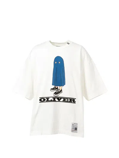 Miharayasuhiro Oliver Printed T-shirt In White