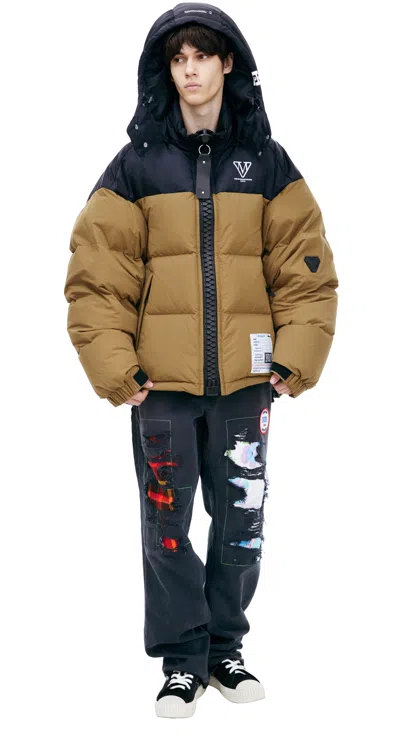 MIHARAYASUHIRO OVERSIZE DOWN JACKET WITH PATCH