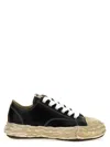 MIHARAYASUHIRO OVERSIZE LOW TOP SNEAKERS BLACK