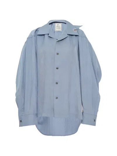 Miharayasuhiro Long Sleeve Shirt In Blue