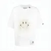 Miharayasuhiro Oversized Short-sleeve T-shirt With Playful Smiley Face Graphic In White
