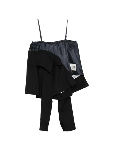 Miharayasuhiro Panelled Blouse In Metallic