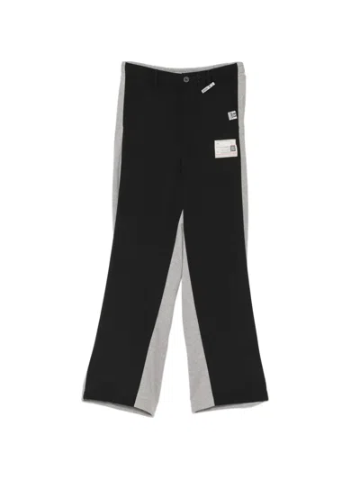 Miharayasuhiro Panelled Trousers In Black