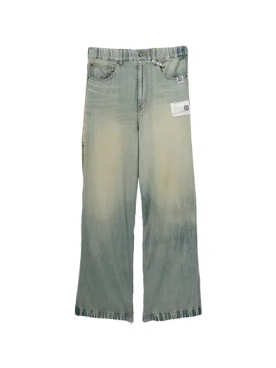 Miharayasuhiro Panelled Trousers In Blue