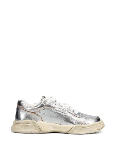 Miharayasuhiro Parker Wrinkle-effect Sneakers In Multi