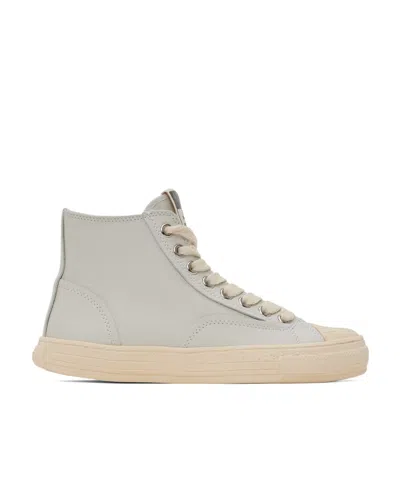 Miharayasuhiro Past High-top Sneakers In Nude